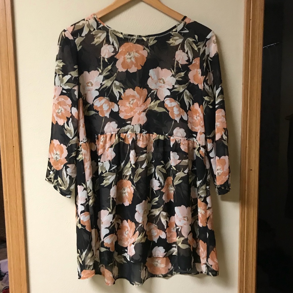 Floral tunic